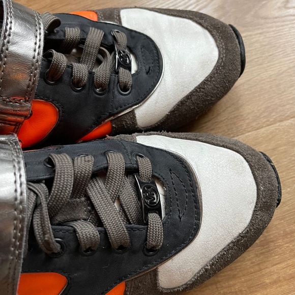 Michael Kors Alexandra Trainer - Neon Orange - Women's Size 9 - Picture 2 of 12